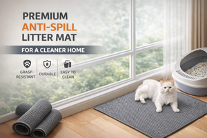 PurrGuard™ – Premium Anti‑Spill Litter Mat for a Cleaner Home