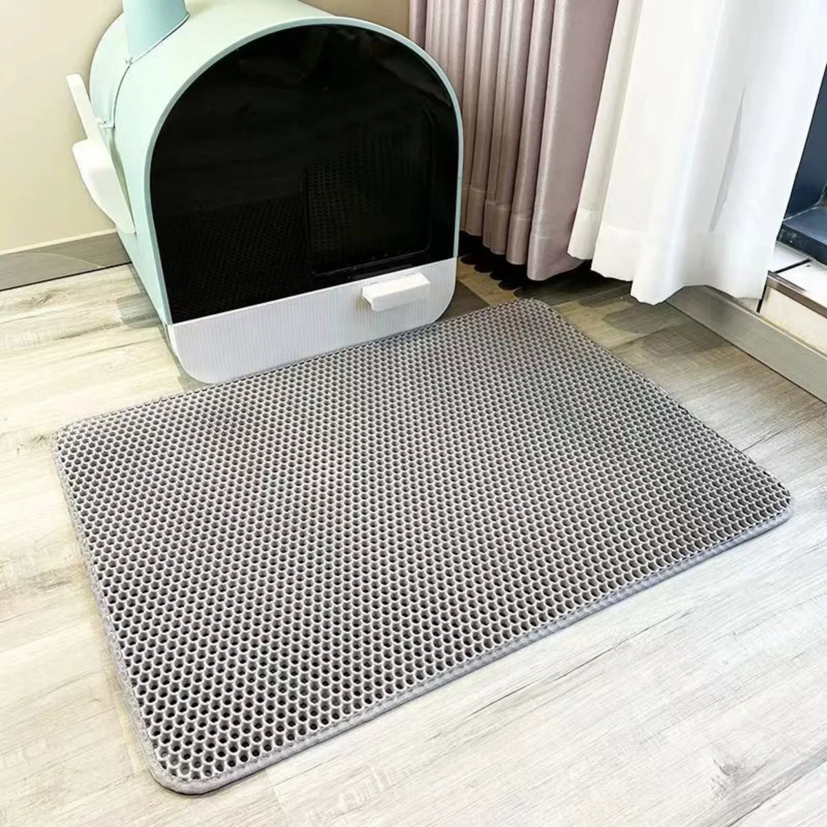 PurrGuard™ – Premium Anti‑Spill Litter Mat for a Cleaner Home