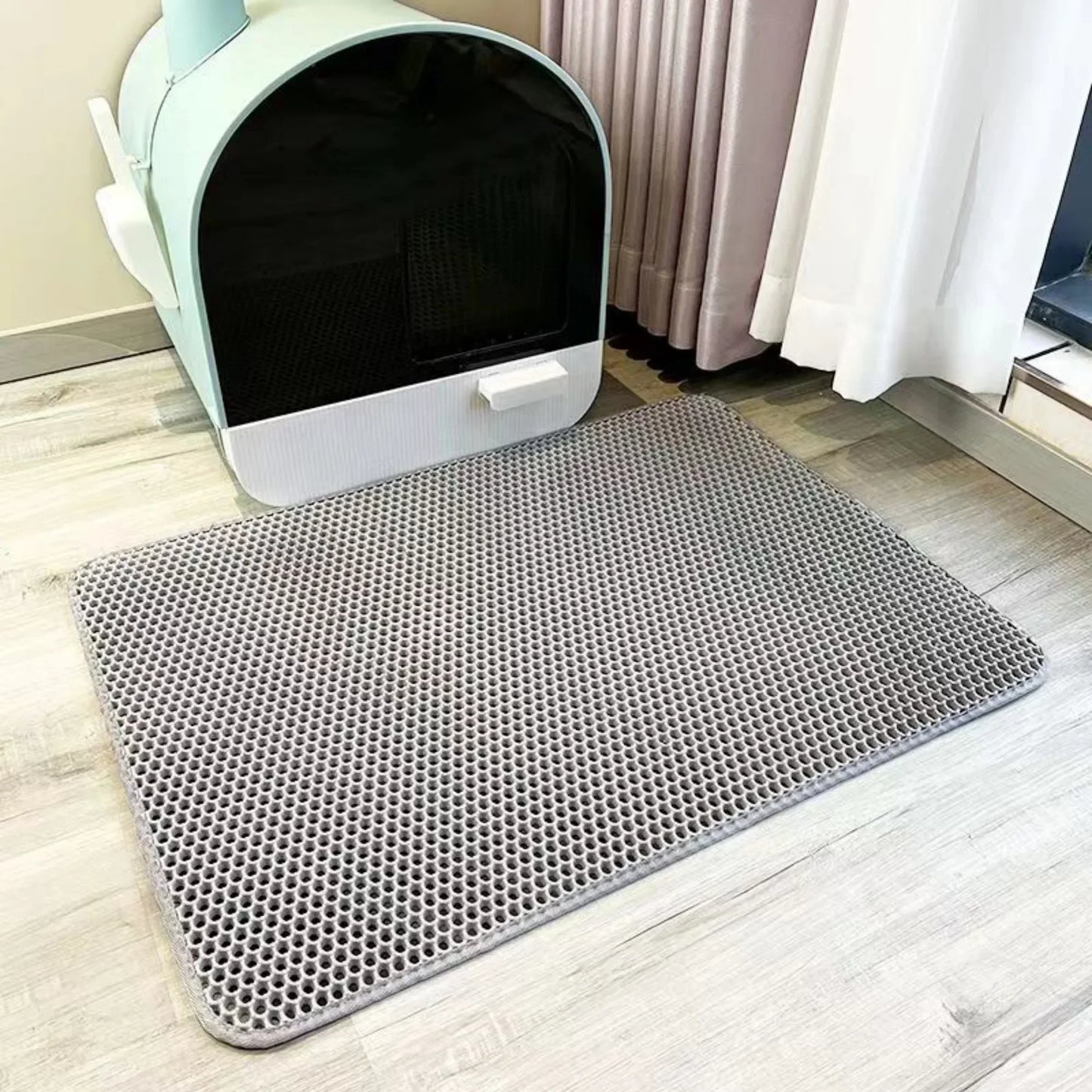 PurrGuard™ – Premium Anti‑Spill Litter Mat for a Cleaner Home
