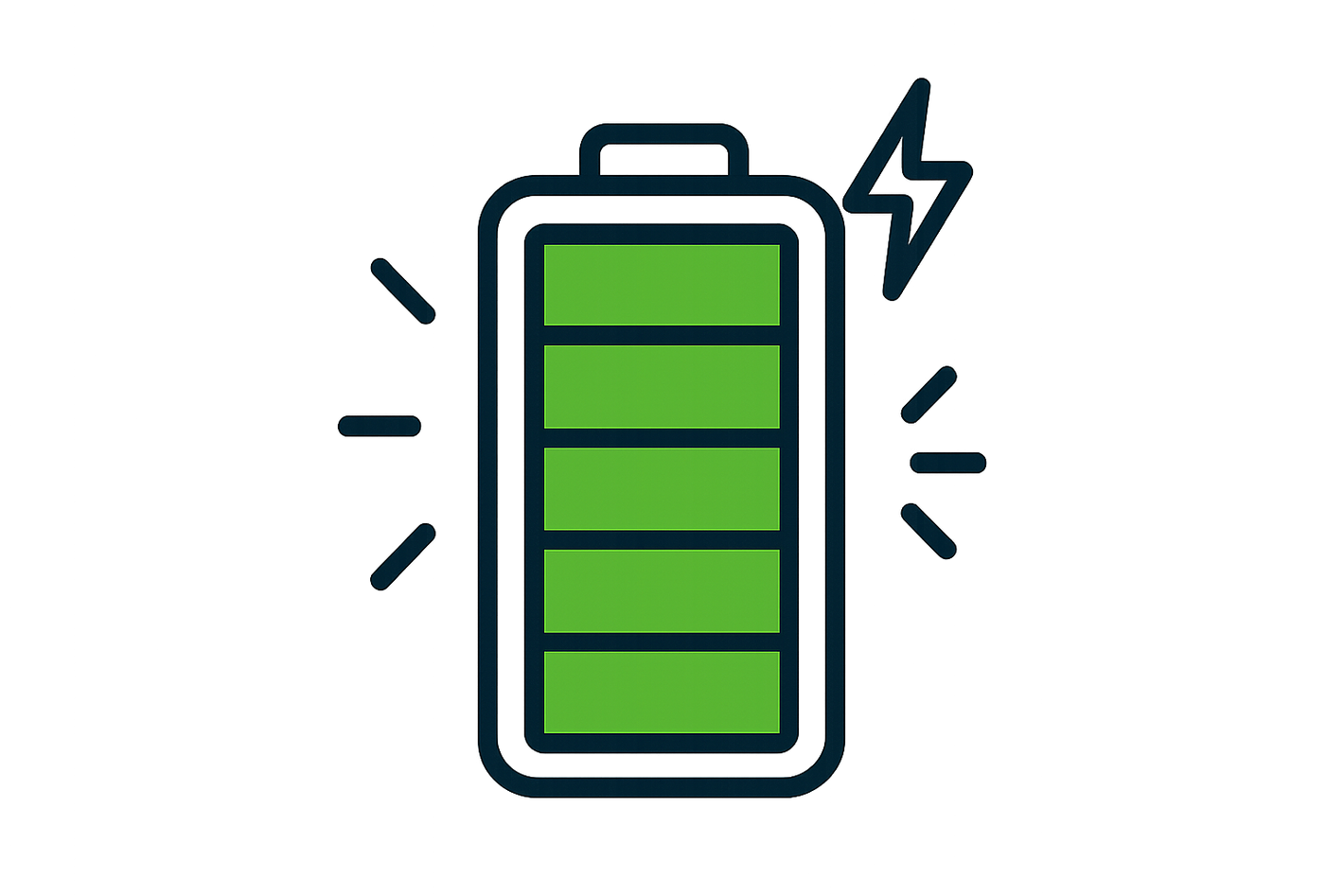 Can you make a icon from this discription : Long-lasting battery for uninterrupted use